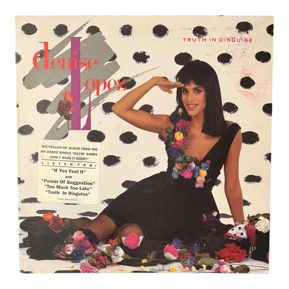 Denise Lopez Truth In Disguise Vinyl LP 1988 A&M SP-5226 Promo Dance Pop Record